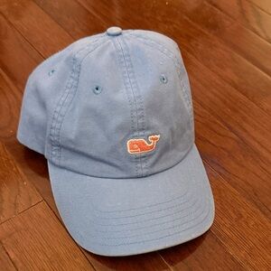Vineyard Vines Kids Blue Cap with Orange Whale